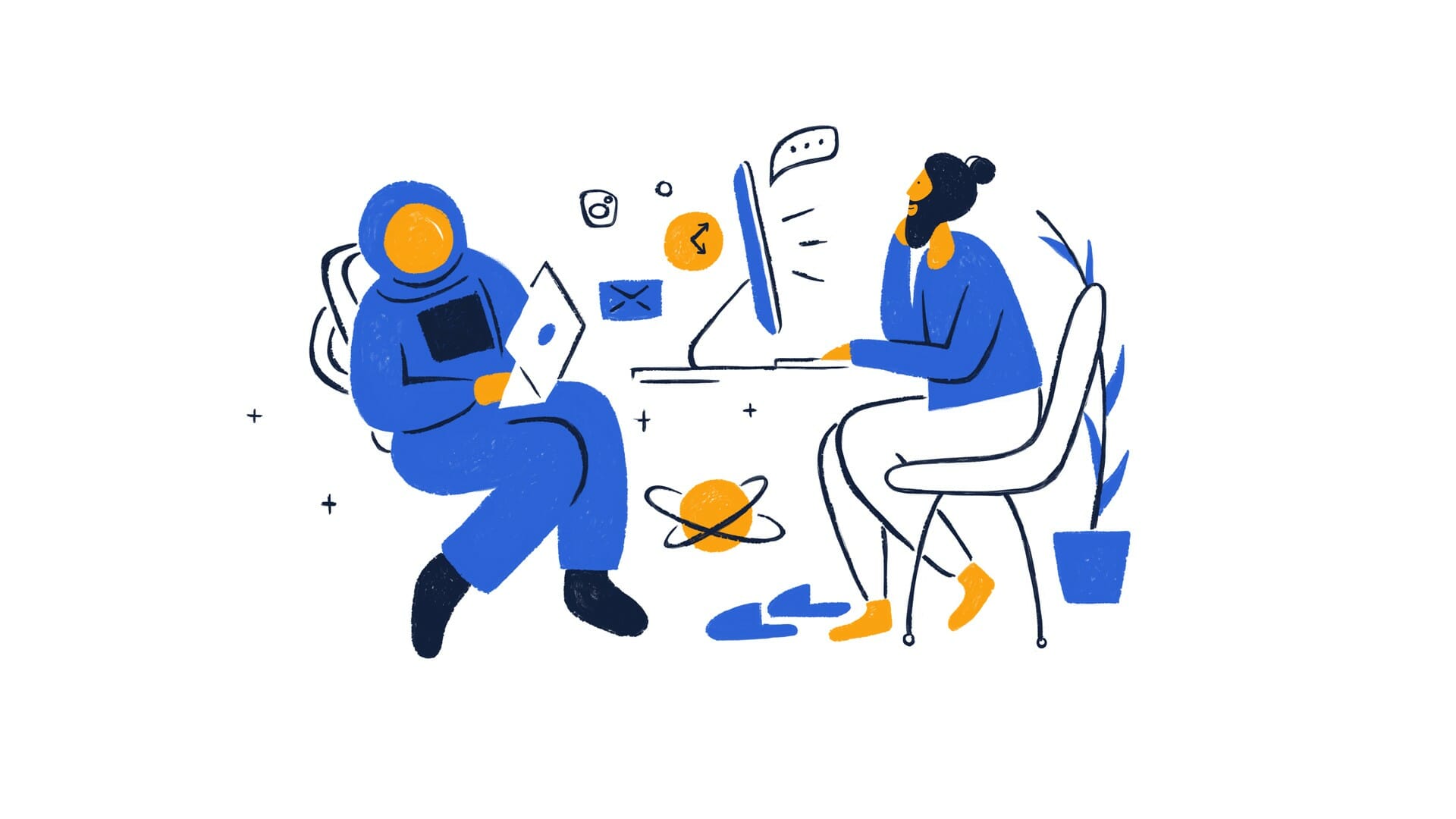 العمل عن بعد 3 العمل عن بعد