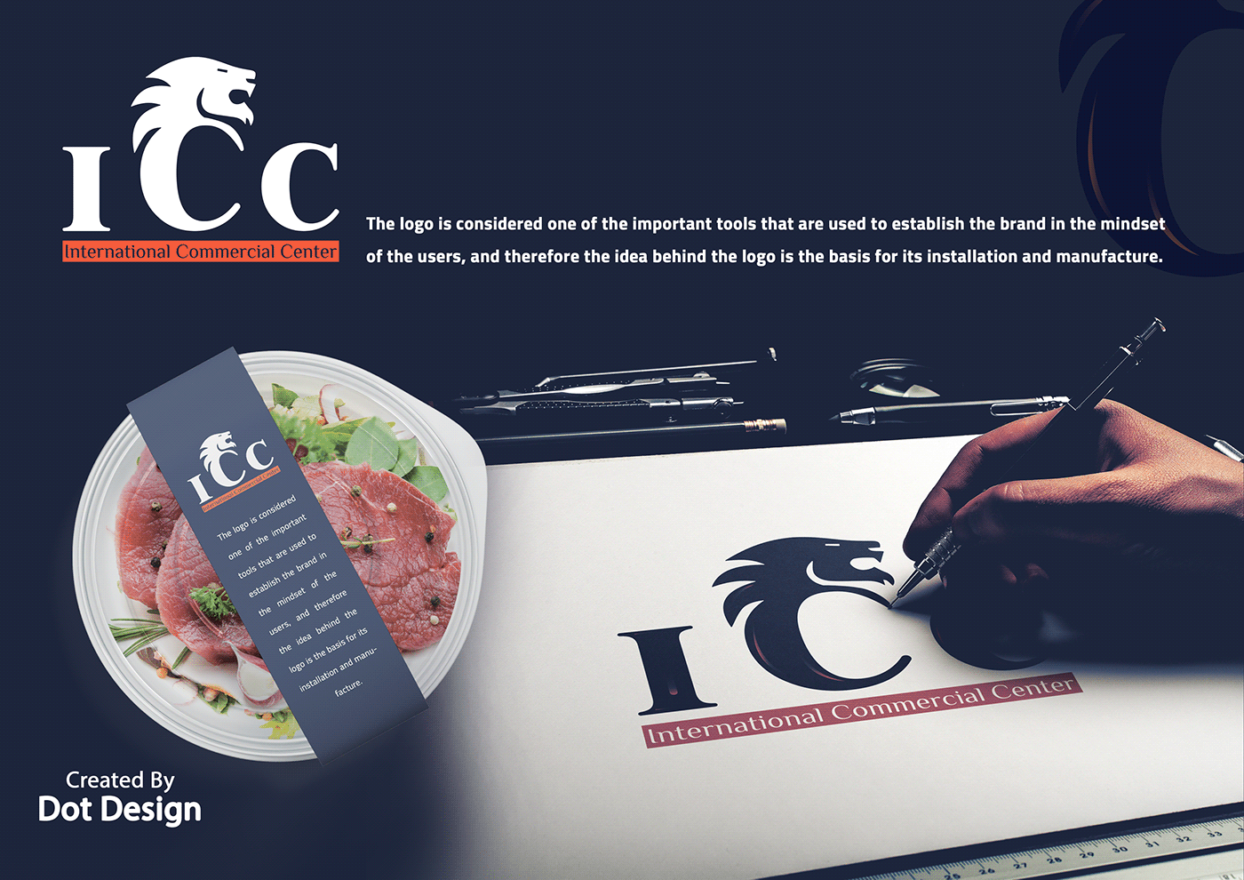 ازاى صممنا لوجو يعكس رؤية شركة icc ؟