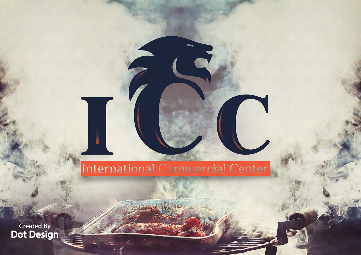 ازاى صممنا لوجو لشركة اغذية يعكس رؤية شركة ICC  ؟