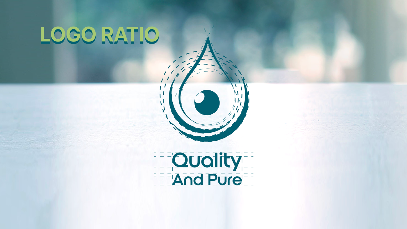 ازاى حققنا اهداف تصميم شعار لشركة Quality And Pure ؟