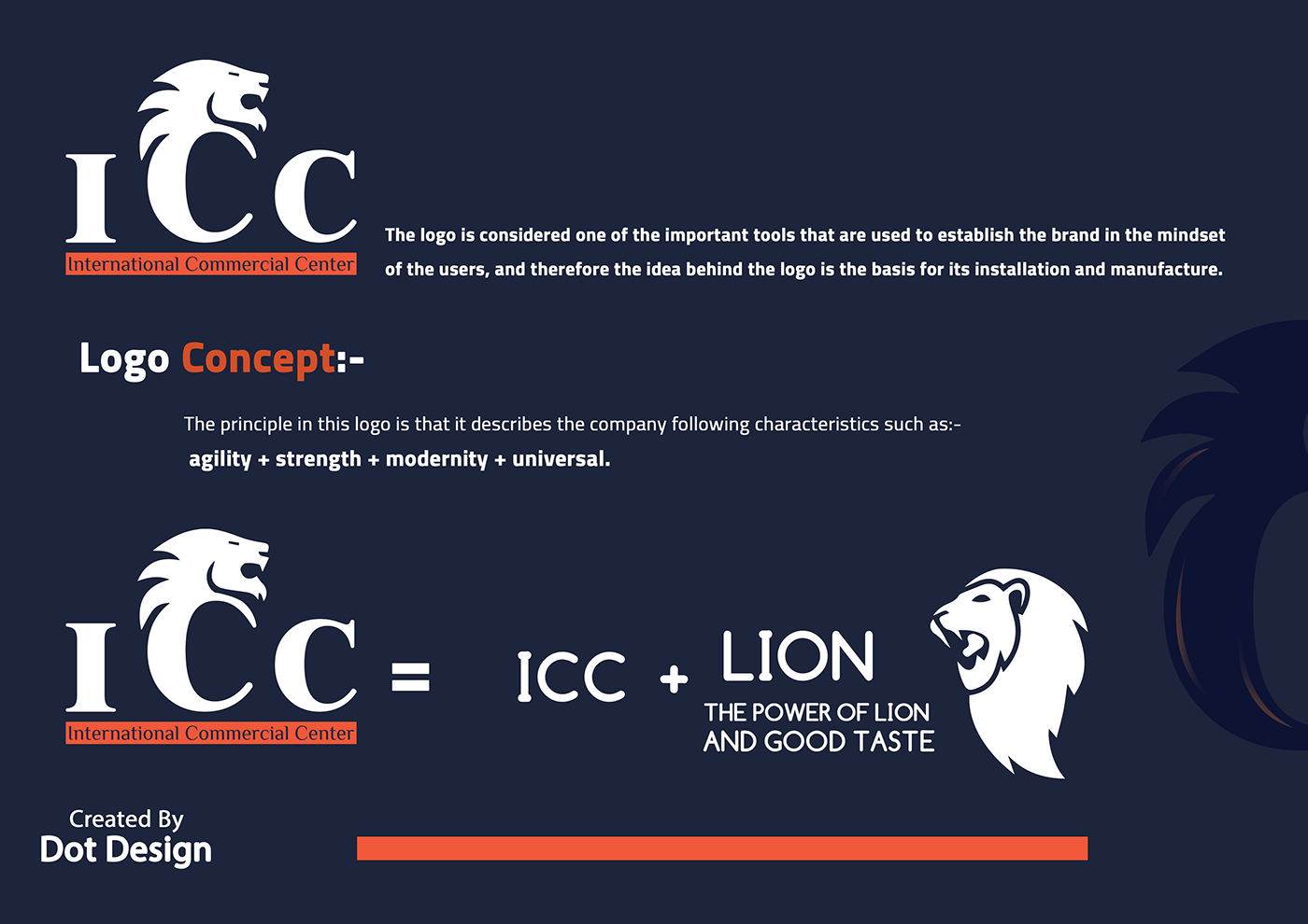 ازاى صممنا لوجو يعكس رؤية شركة icc ؟