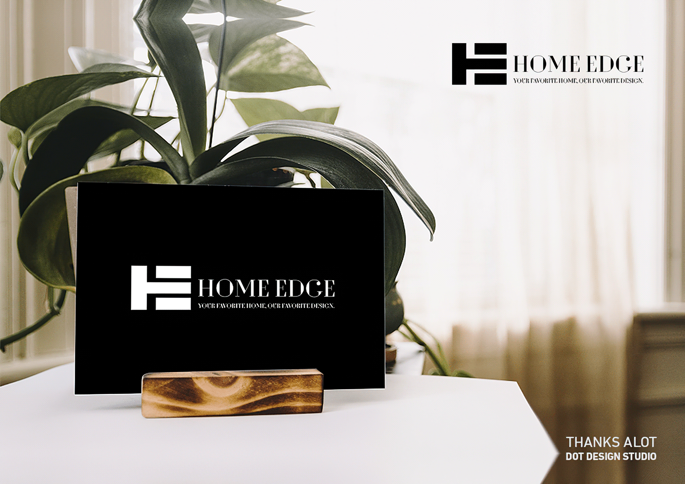 تصميم لوجو شركة تشطيبات “هوم ايدج – Home Edge “