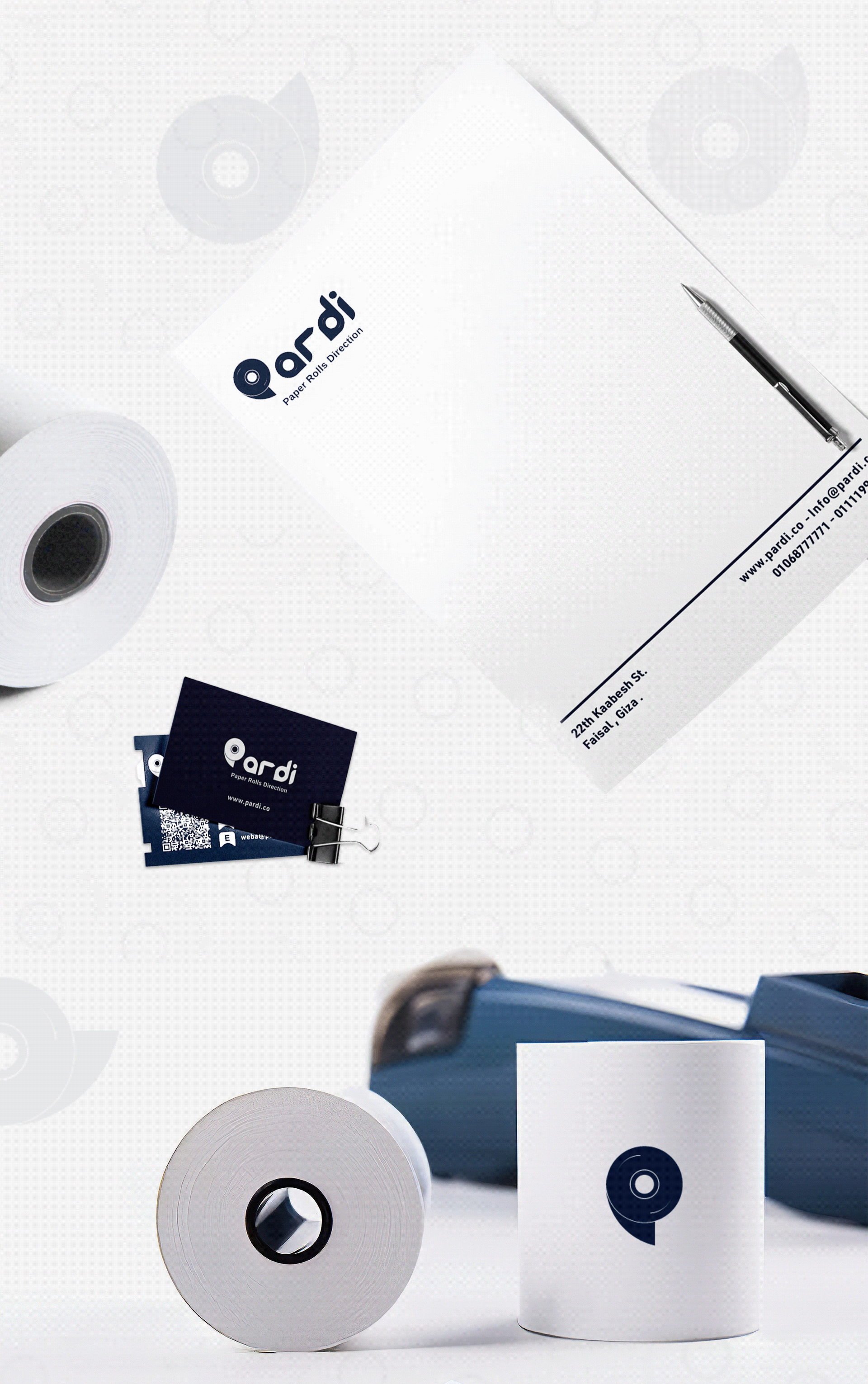 كيف تصمم لوجو مصنع ورق الحرارى ؟ ( بردي )