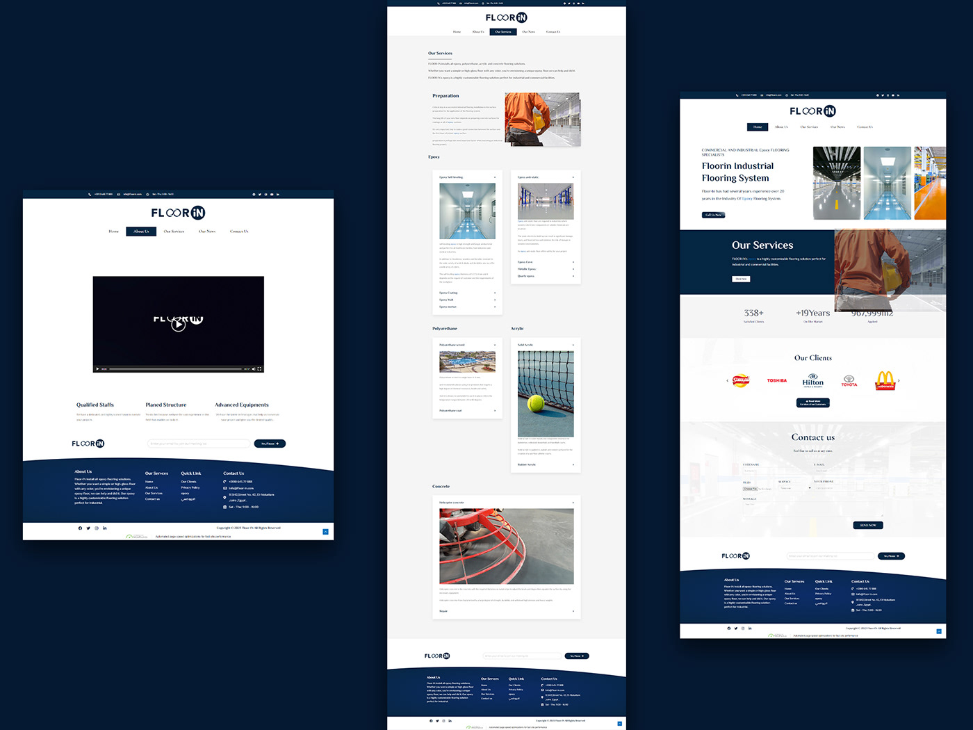 ويب سايت شركة ايبوكسي فلورن – Floor-in