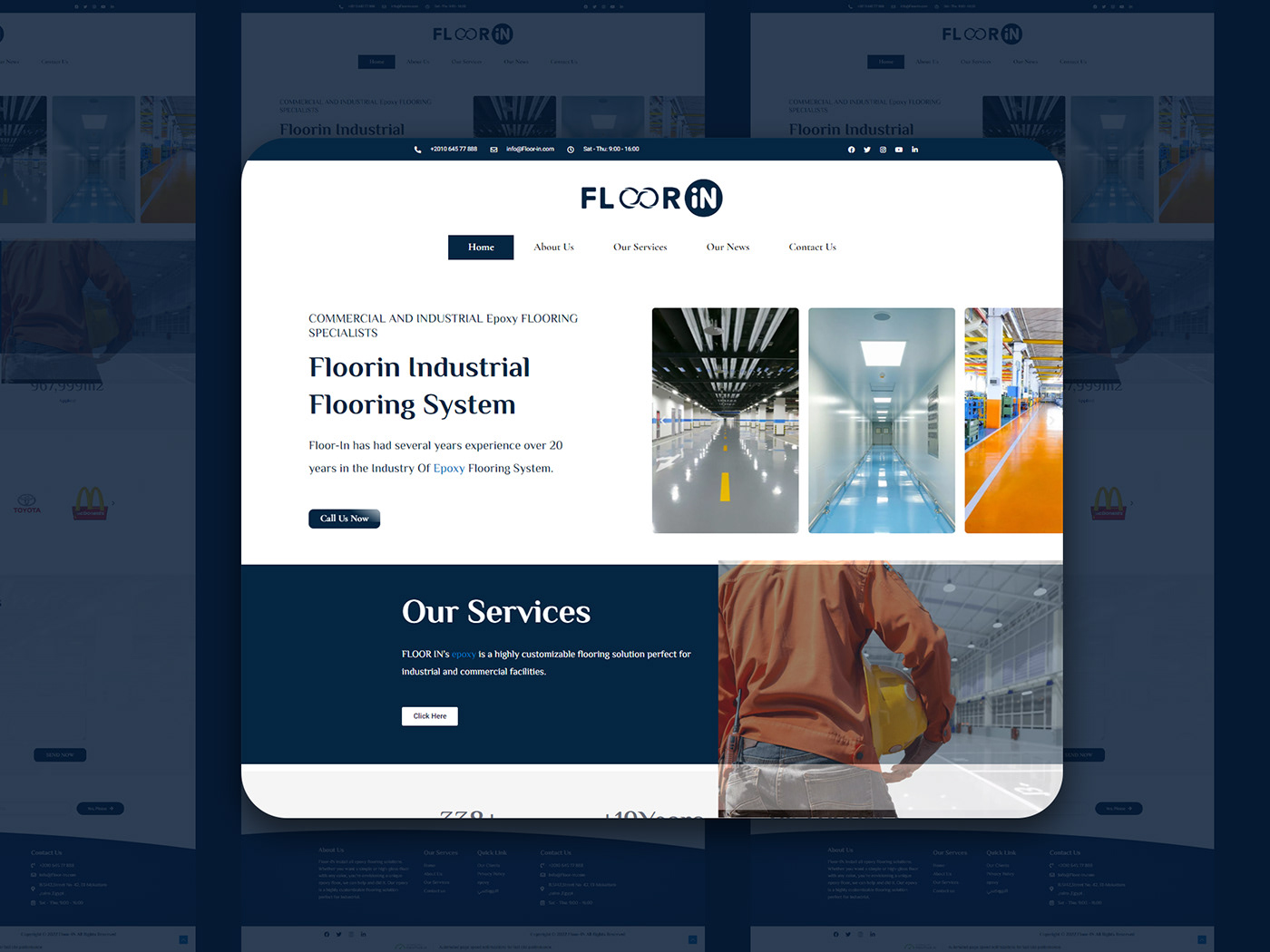 ويب سايت شركة ايبوكسي فلورن – Floor-in