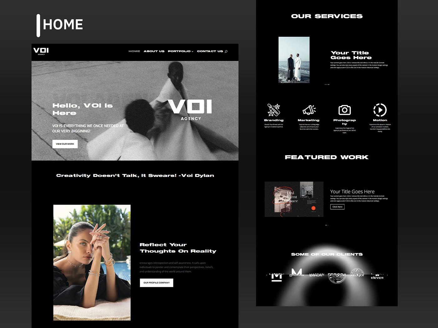 الهدف من تصميم موقع VOI