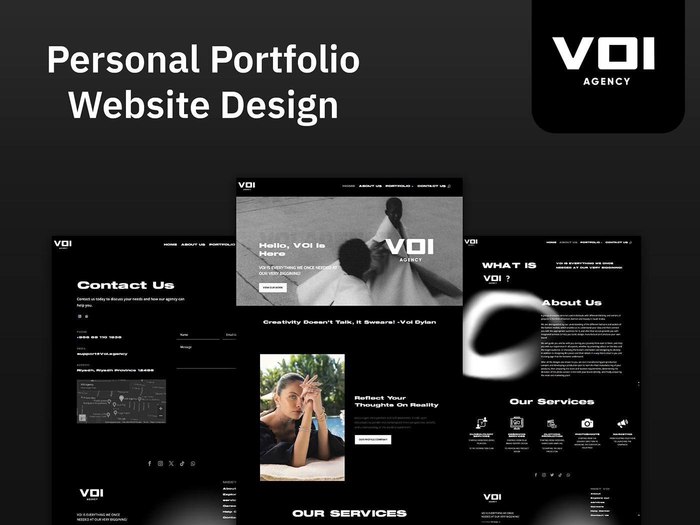 الهدف من تصميم موقع VOI