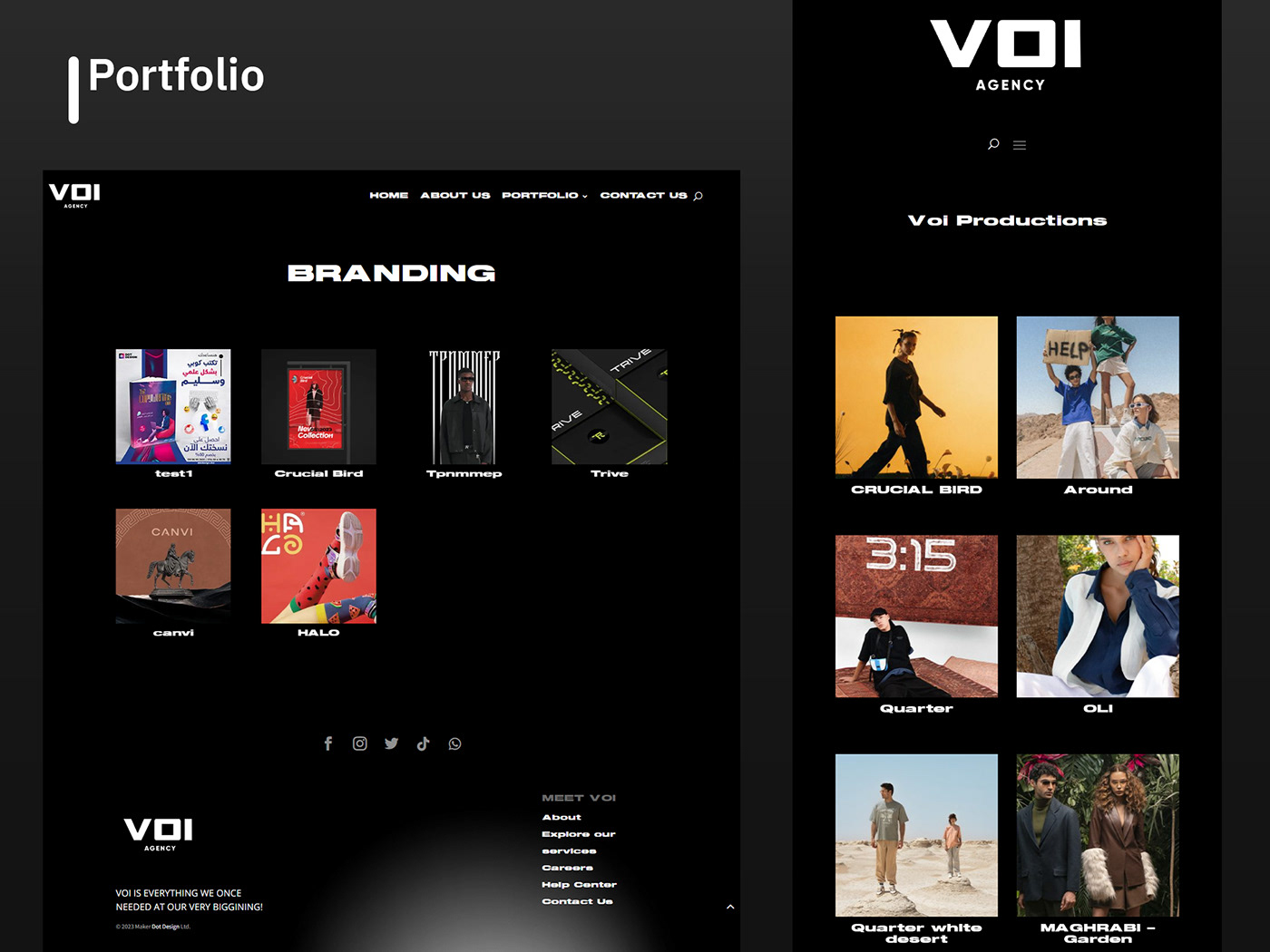 الهدف من تصميم موقع VOI