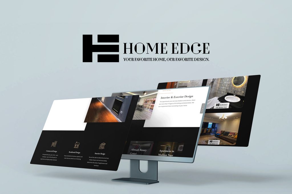 تصميم موقع لشركة تشطيبات هوم أيدج