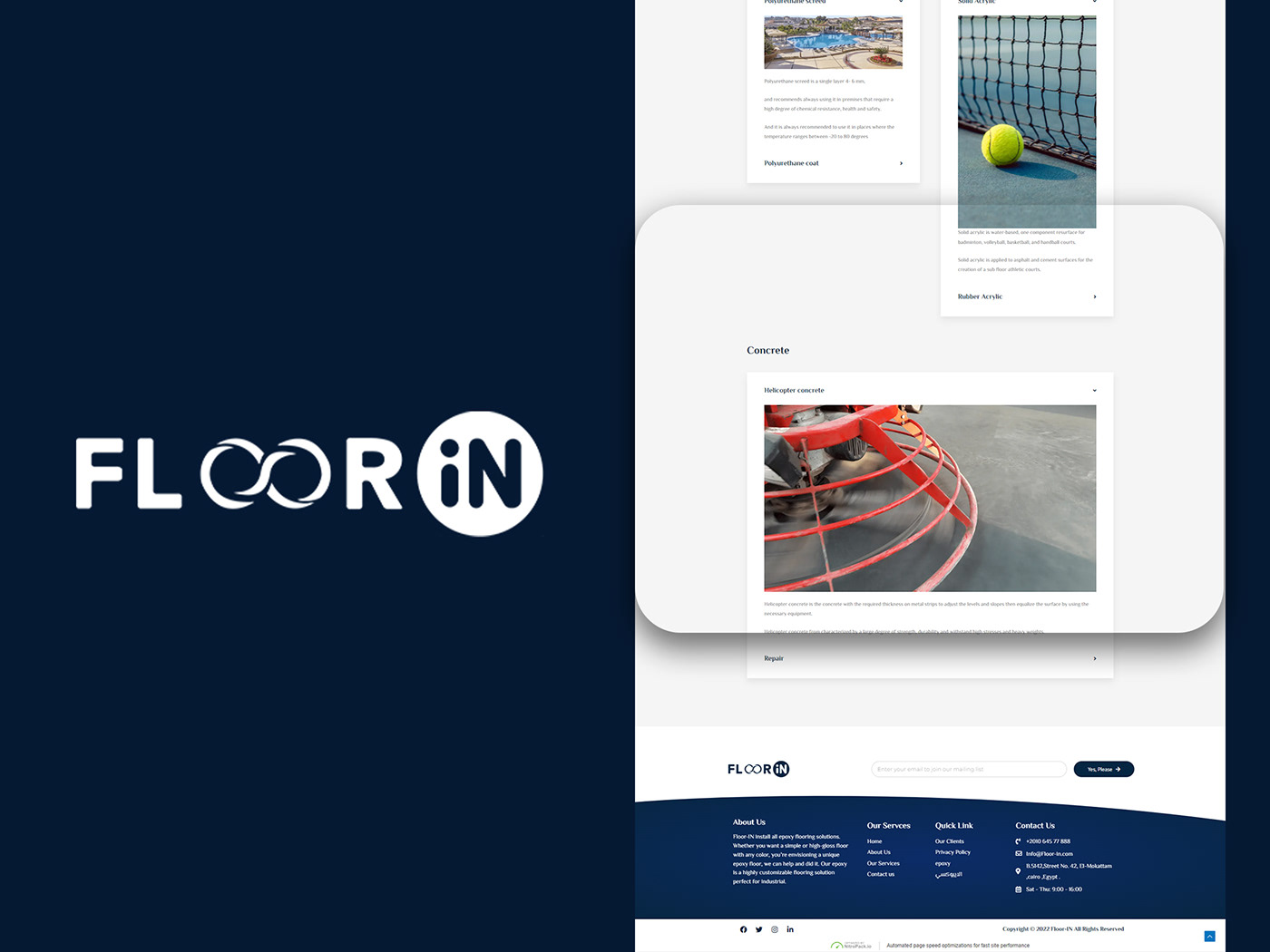 ويب سايت شركة ايبوكسي فلورن – Floor-in