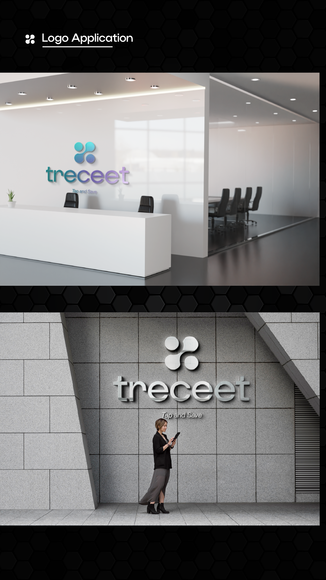 تصميم لوجو تطبيق treceet
