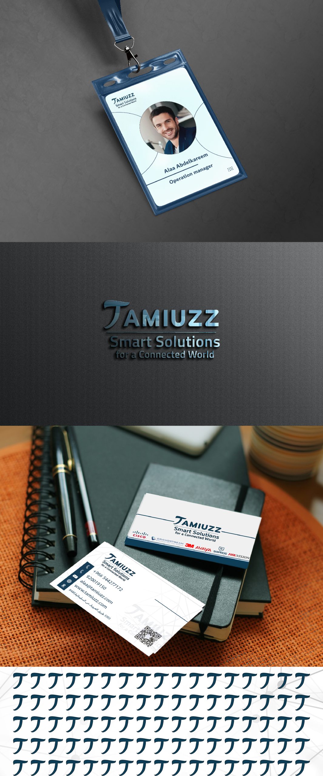 تصميم شعار TAMIUZZ – هوية بصرية عصرية تعكس الابتكار والتكنولوجيا