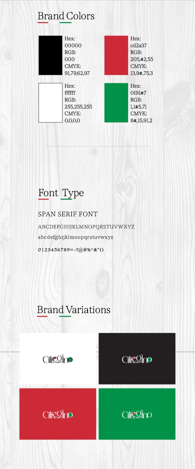 تصميم لوجو مطعم إيطالي Ciliegino Restaurant