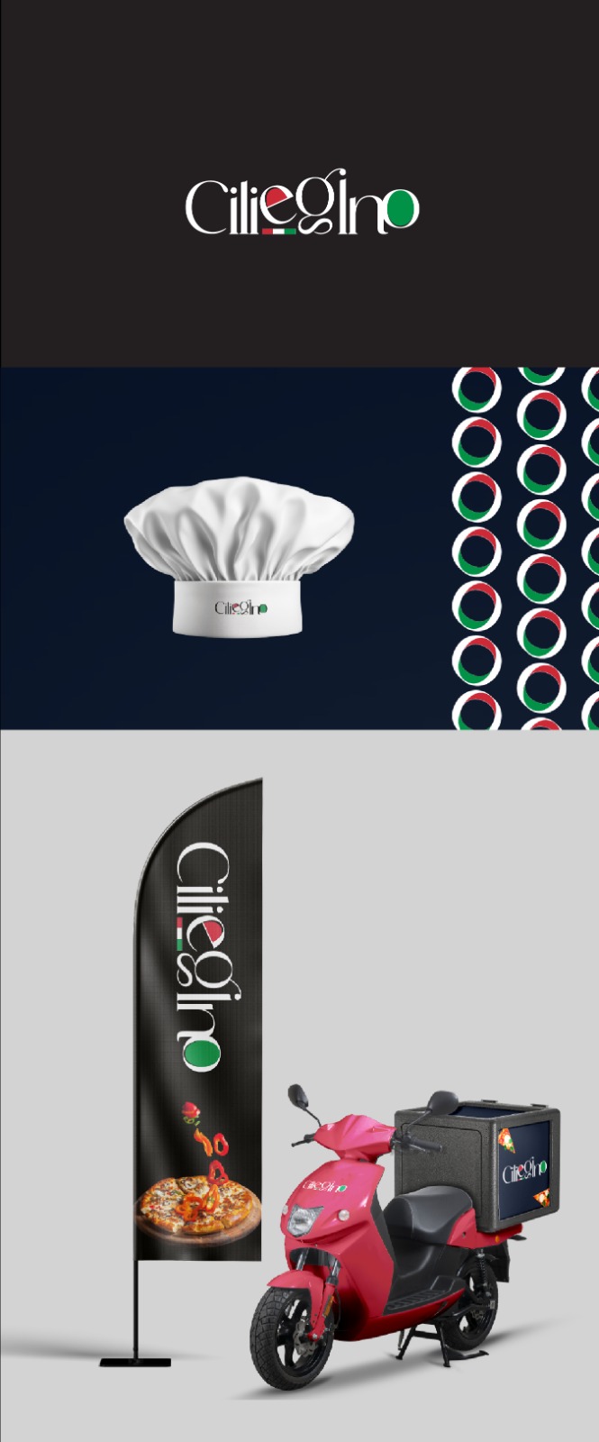 تصميم لوجو مطعم إيطالي Ciliegino Restaurant