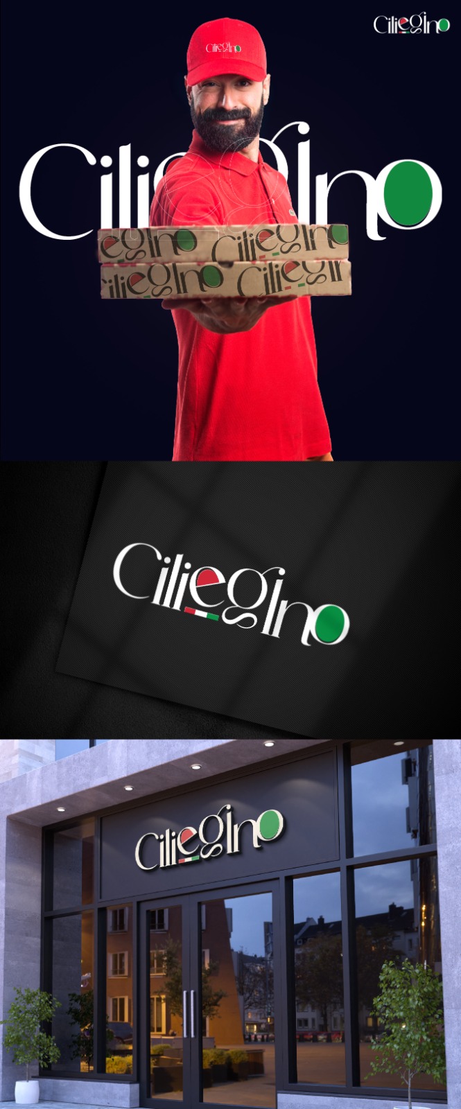 تصميم لوجو مطعم إيطالي Ciliegino Restaurant
