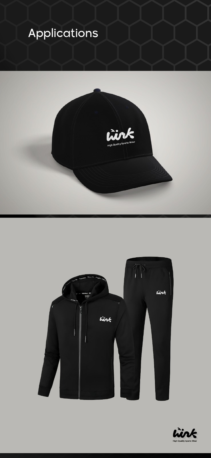 تصميم لوجو ملابس رياضية wink