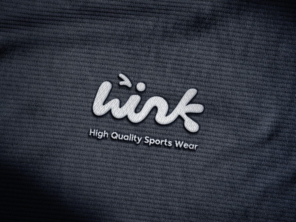 تصميم لوجو ملابس رياضية wink