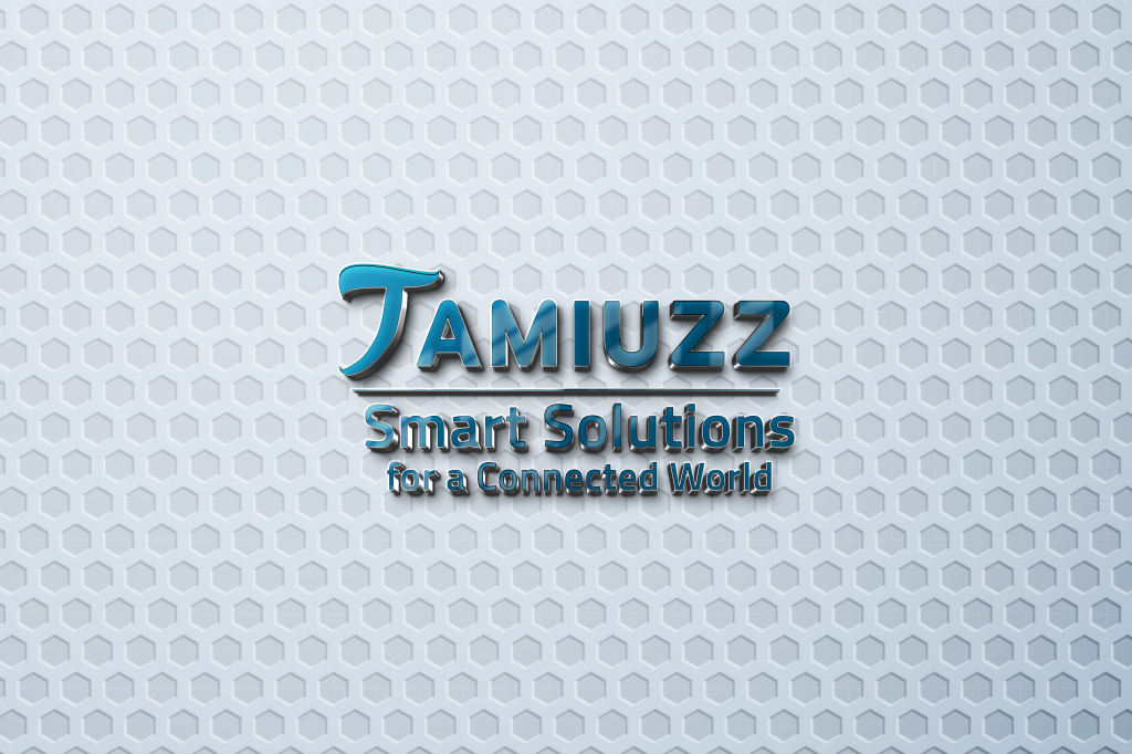 تصميم شعار TAMIUZZ - هوية بصرية عصرية تعكس الابتكار والتكنولوجيا
